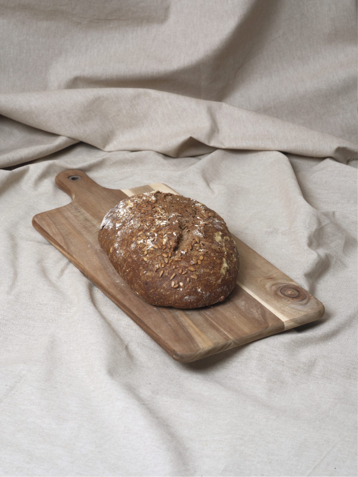 Hogaza de pan de algarroba