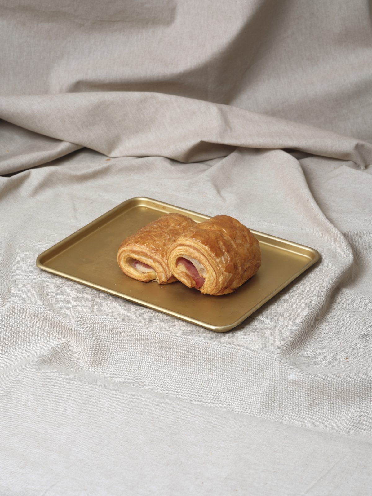 Napolitana de jamón de York y queso